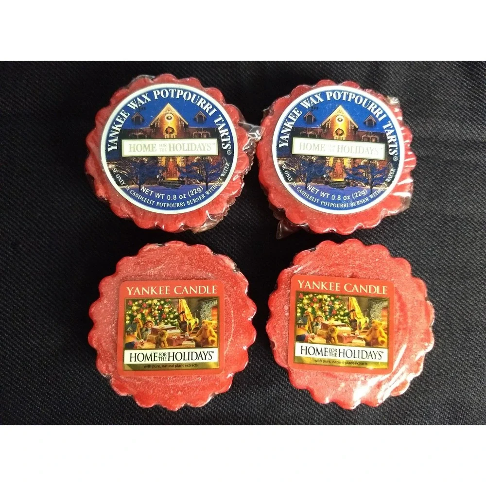 Yankee Candle Tart Wax Melts Lot 14 Retired Home for Holiday White Christmas NEW